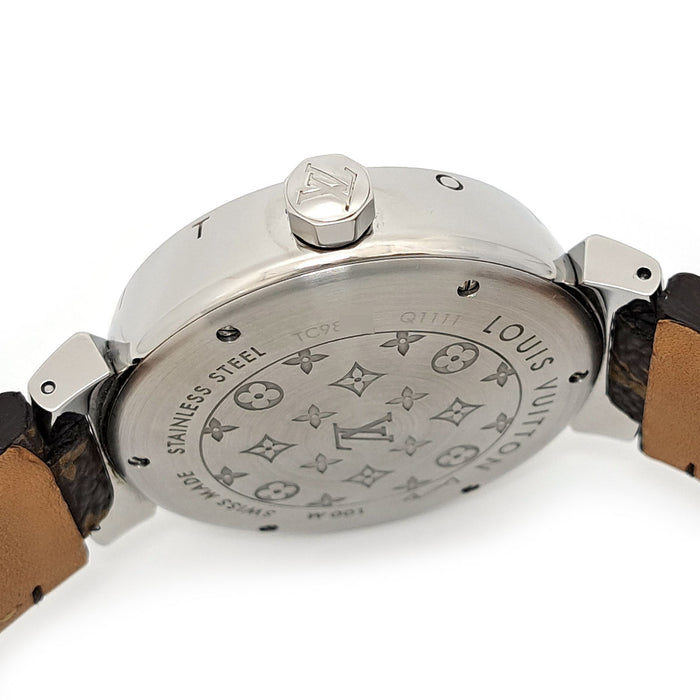 LOUIS VUITTON Tambour GM Monogram with Box and Guarantee Card