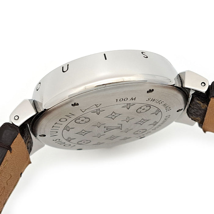 LOUIS VUITTON Tambour GM Monogram with Box and Guarantee Card