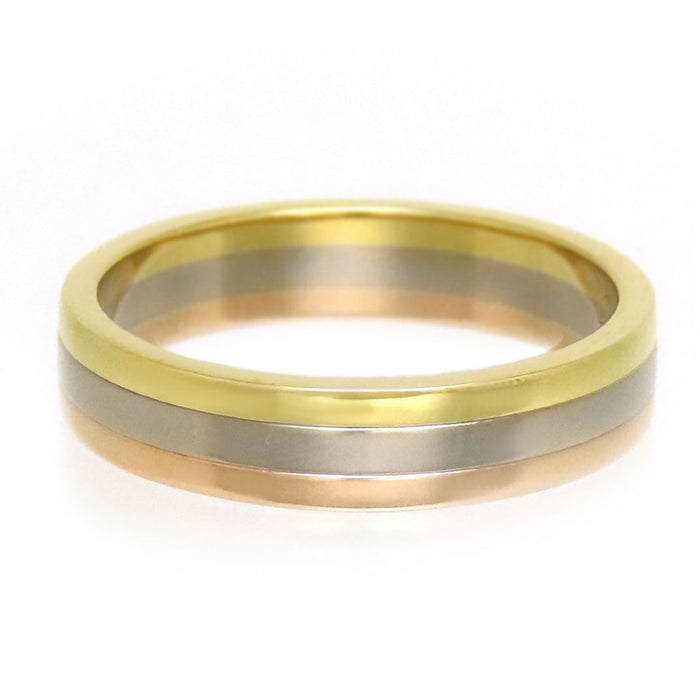 CARTIER 
Three Gold Wedding Band Ring