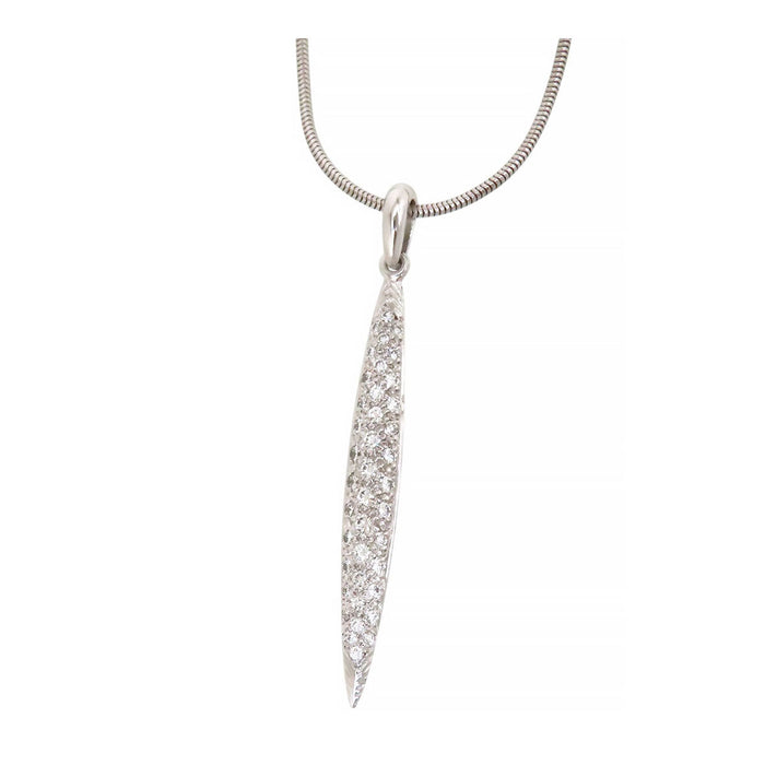 TIFFANY&Co. 
Feather Diamond Necklace