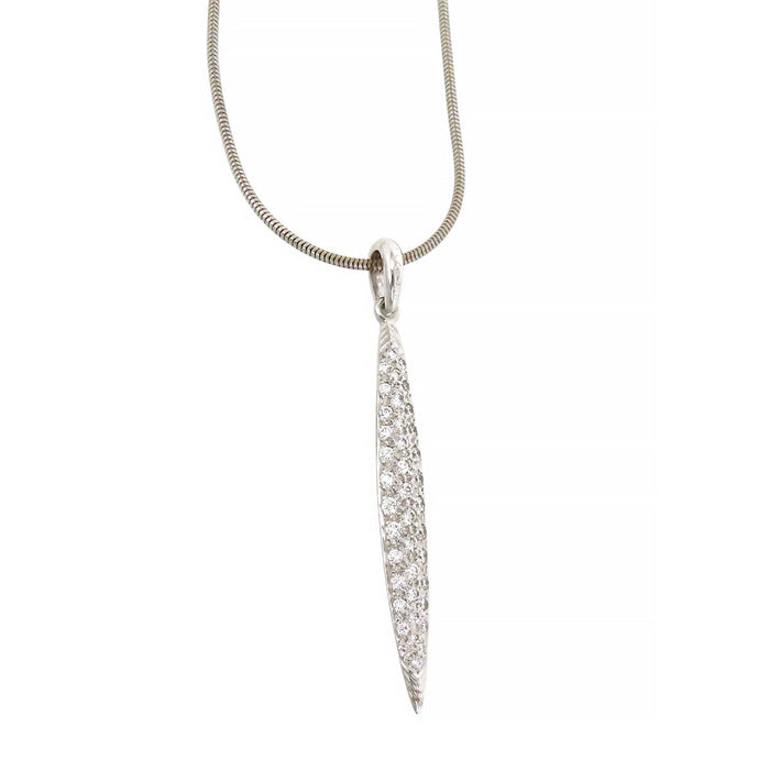 TIFFANY&Co. 
Feather Diamond Necklace