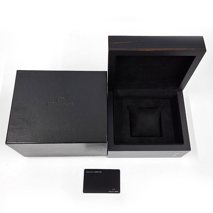 JAQUET DROZ 
グランセコンド オフセンター オニキス 
箱ギャラ付