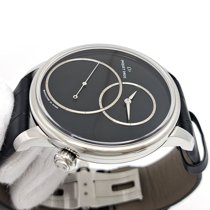 JAQUET DROZ 
グランセコンド オフセンター オニキス 
箱ギャラ付