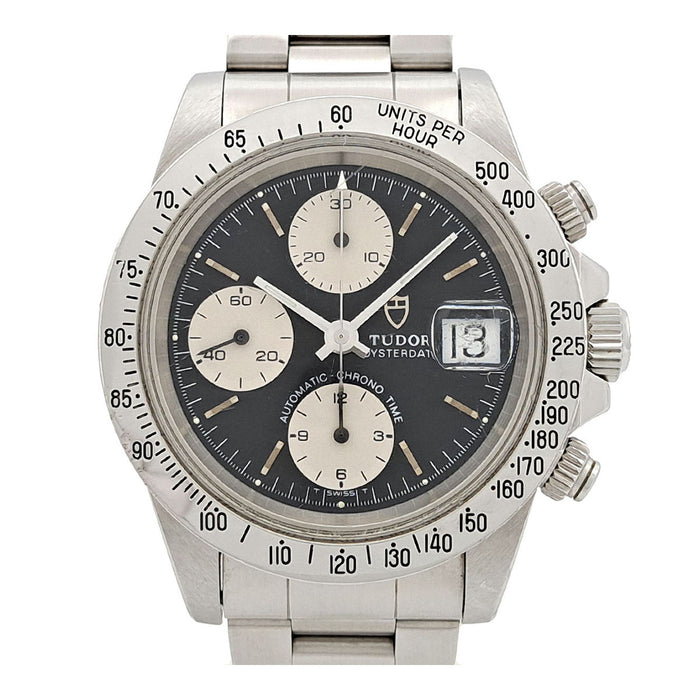 TUDOR
Oysterdate Chronotime Early Model
With Box and Warranty Card