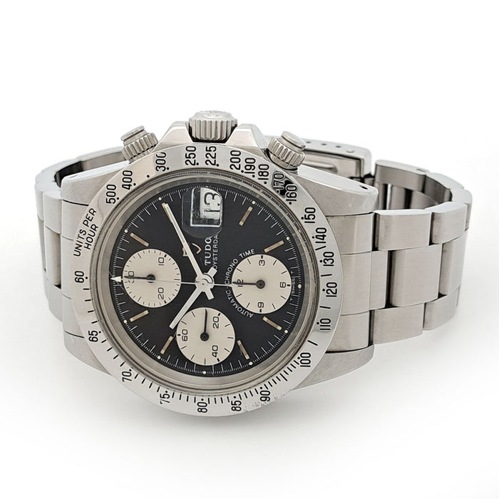TUDOR
Oysterdate Chronotime Early Model
With Box and Warranty Card