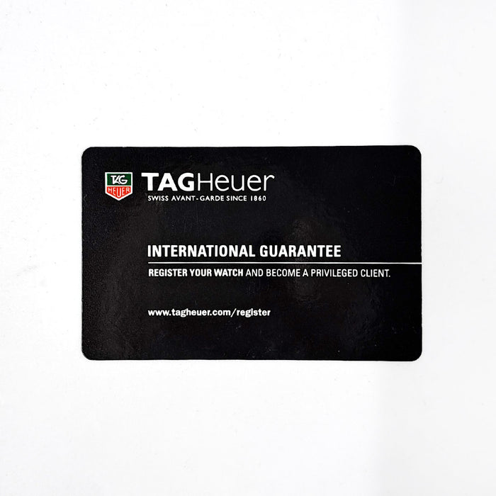 TAG HEUER
Link Chronograph
With Warranty Card