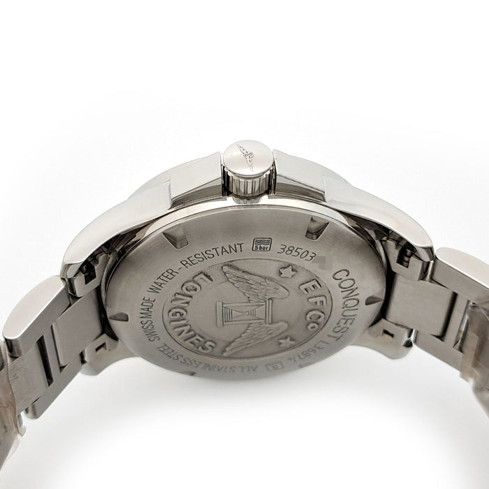 LONGINES 
Conquest GMT 
With box and warranty card