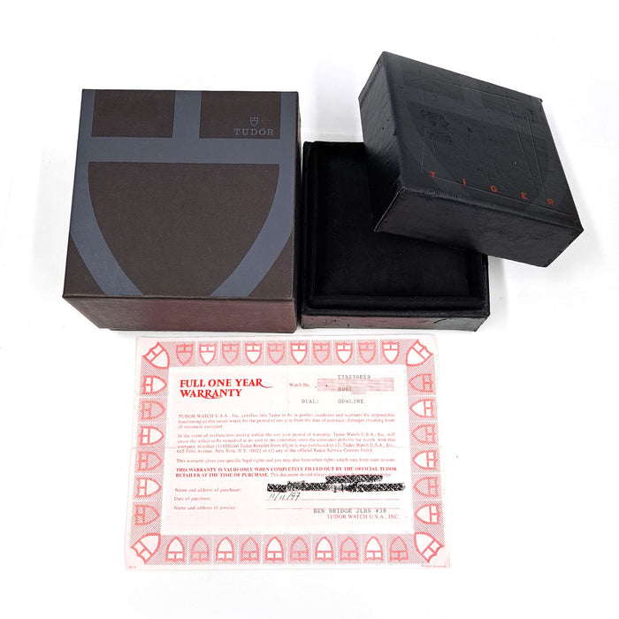 TUDOR
Chrono Time Tiger
With box and warranty card