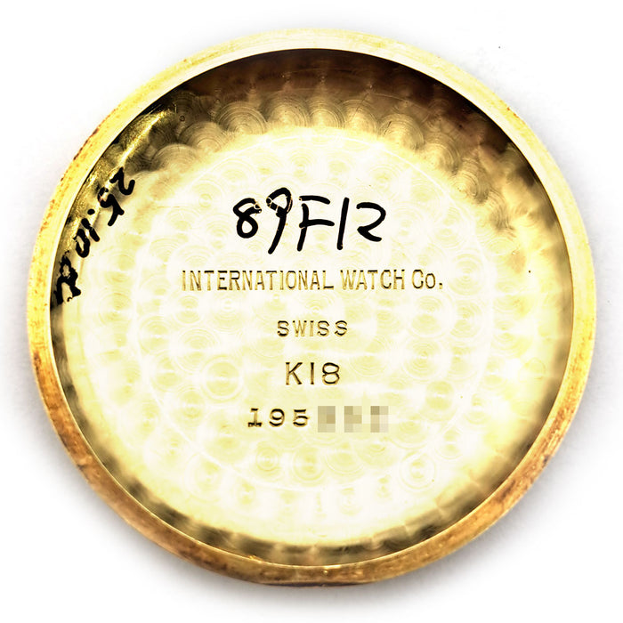 IWC 
Old Inter Cal.852 K18 Revisionato