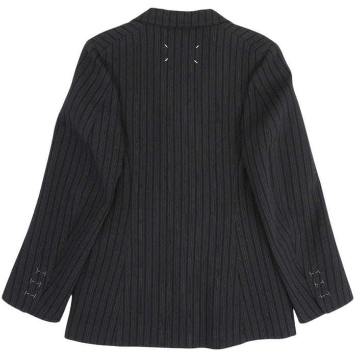 Maison Margiela 
シングル ウール ジャケット スーツ 
ストライプ テーラードジャケット