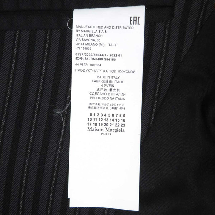 Maison Margiela
Single Wool Jacket Suit
Stripe Tailored Jacket