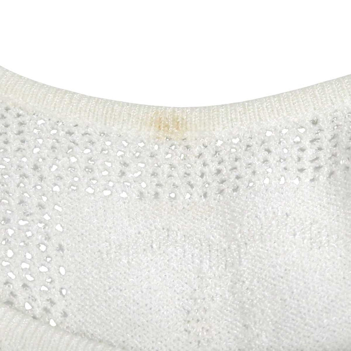CHANEL 
COCO CC ロゴ 03P サマーニット 
ココマーク ショートスリーブ カットソー