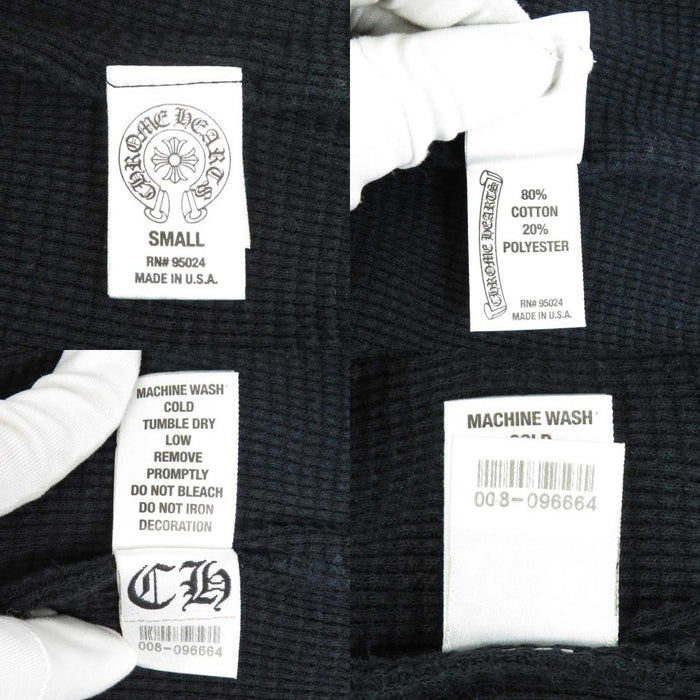 CHROME HEARTS 
Dagger Zip CH Logo Print Sweat Cotton 
Cemetery Cross Horseshoe Zip-up Hoodie