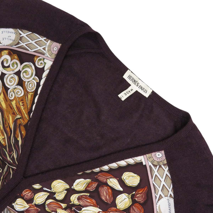 HERMES
In the land of spices Margiela period Cashmere
AUX PAY DES EPICES Silk switching knit