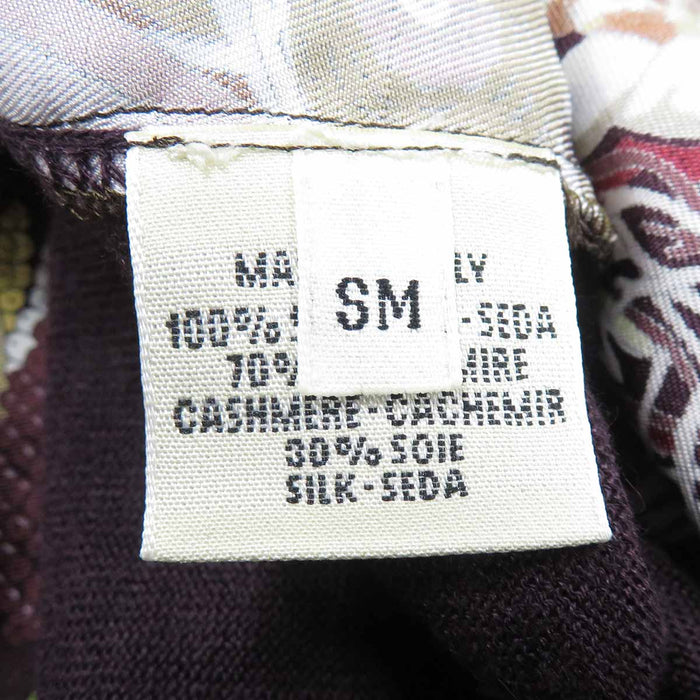 HERMES 
スパイスの土地で マルジェラ期 カシミア 
AUX PAY DES EPICES シルク 切替 ニット