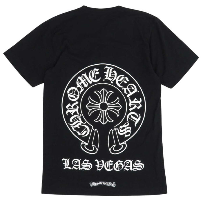 CHROME HEARTS 
Las Vegas Limited Horseshoe Tee Cotton CH 
Las Vegas Limited Horseshoe Print T-shirt