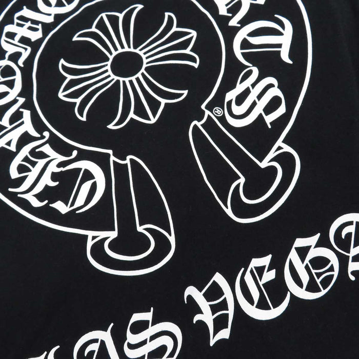 CHROME HEARTS 
Las Vegas Limited Horseshoe Tee Cotton CH 
Las Vegas Limited Horseshoe Print T-shirt