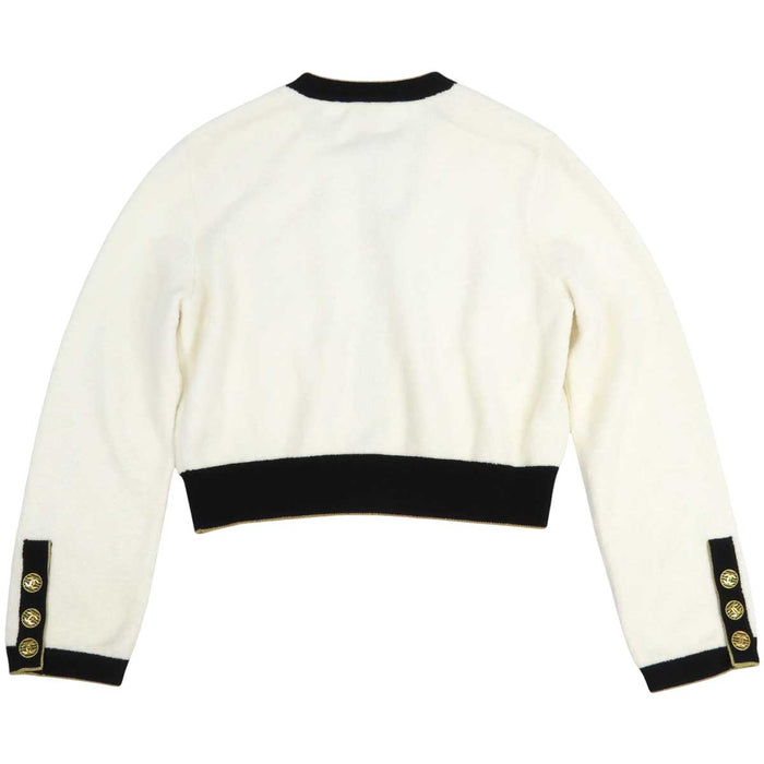 CHANEL 
COCO CC ココボタン 
ココマーク コットン ニット ジャケット