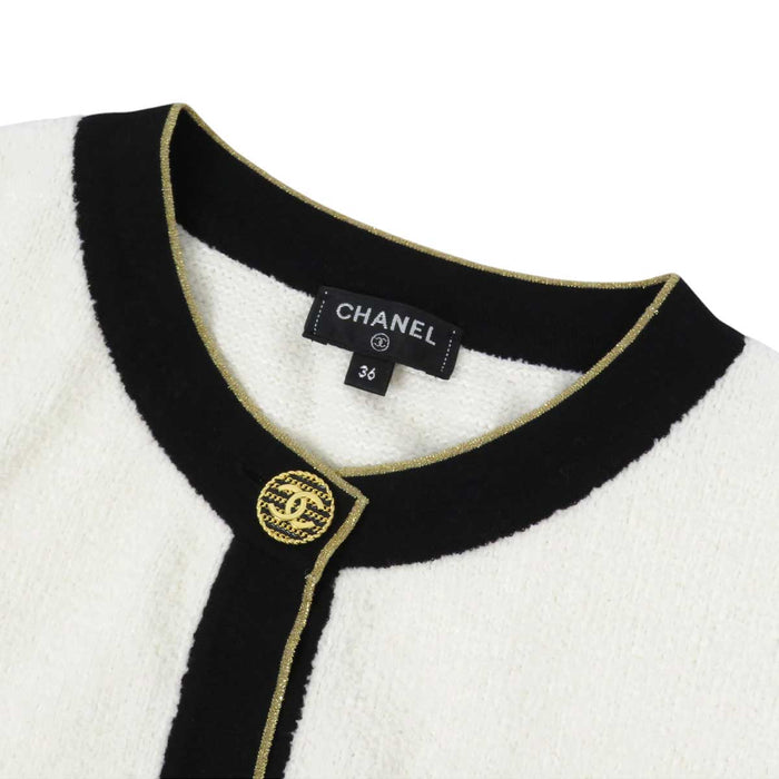CHANEL 
COCO CC ココボタン 
ココマーク コットン ニット ジャケット