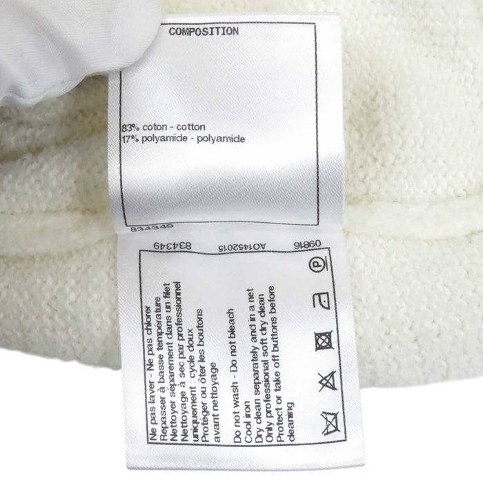 CHANEL 
COCO CC ココボタン 
ココマーク コットン ニット ジャケット