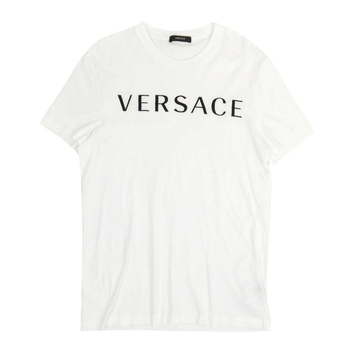 VERSACE 
Embroidery Cotton 
Logo Embroidery Short Sleeve T-Shirt