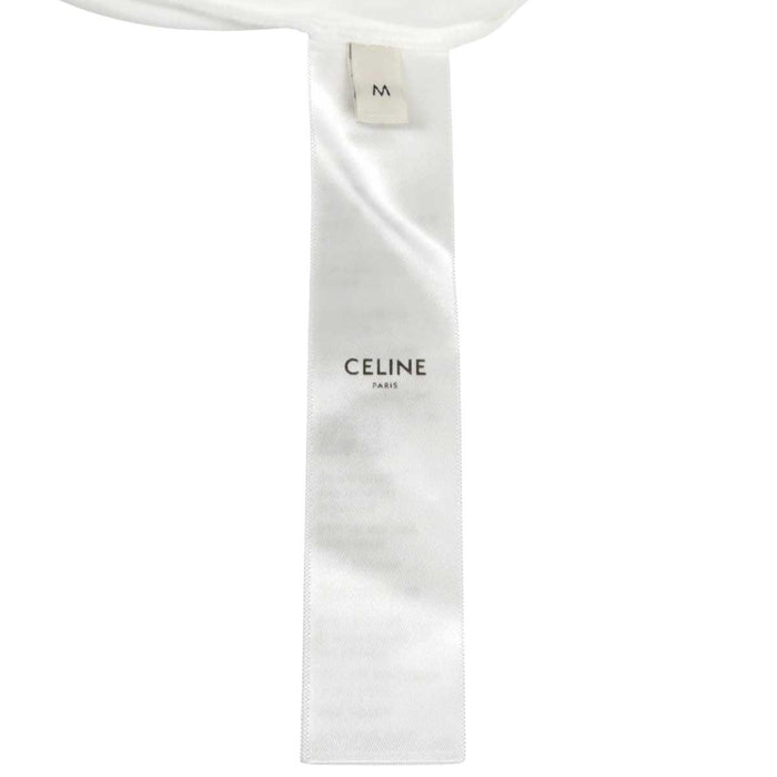 CELINE 
Logo Cotton Oversized 
Drawing Print Loose T-shirt