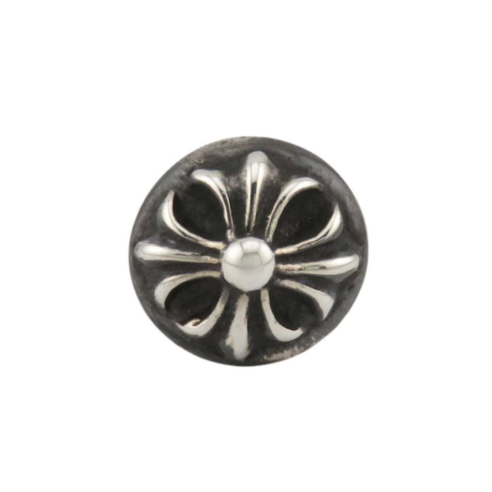 CHROME HEARTS 
STUD CRSBLL Silver Single Earring CH Plus 
Cross Ball Stud Earring