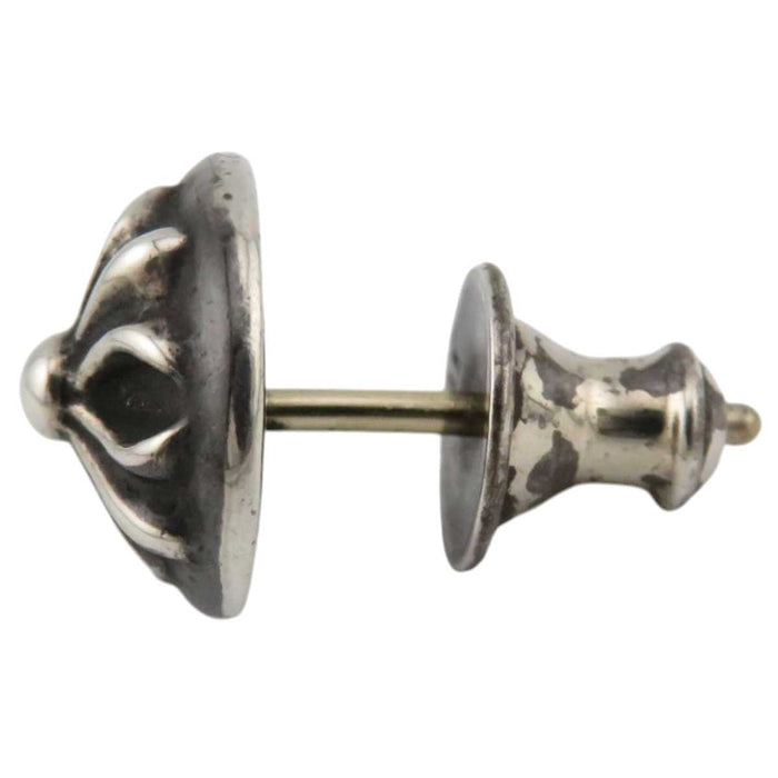 CHROME HEARTS 
STUD CRSBLL Silver Single Earring CH Plus 
Cross Ball Stud Earring
