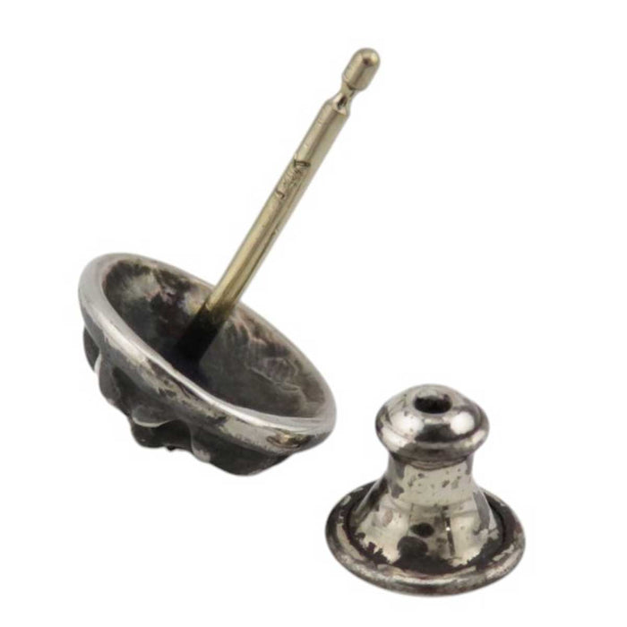 CHROME HEARTS 
STUD CRSBLL Silver Single Earring CH Plus 
Cross Ball Stud Earring