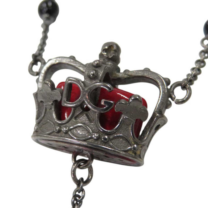 DOLCE&GABBANA
Logo Crown Horseshoe Clover Cross Beads
Rosary Necklace
