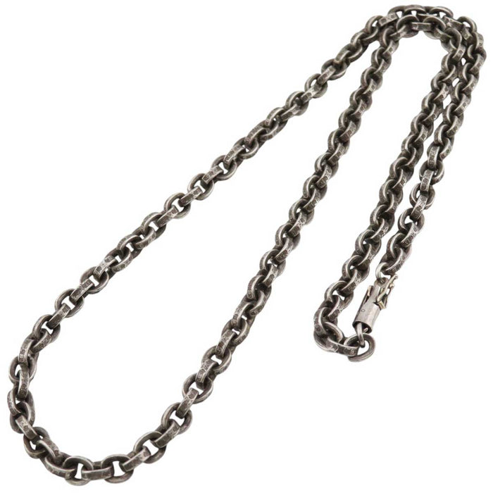 CHROME HEARTS 
CATENA DI CARTA Argento 20inch 
Collana a catena di carta 20 pollici