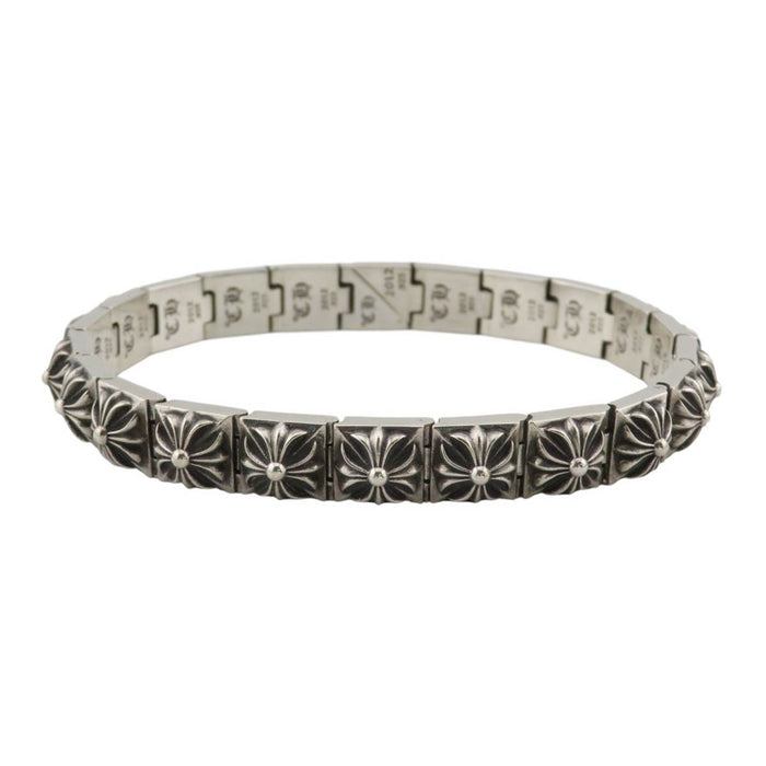 CHROME HEARTS 
CH PYRAMID PLS LNK シルバー 22LINK 2012刻印 
ピラミッド プラス ブレスレット 22リンク