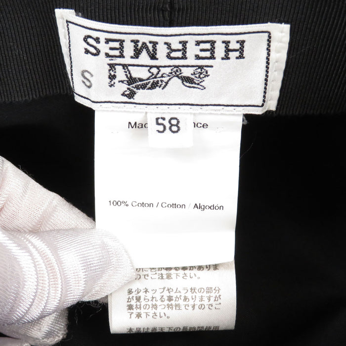 HERMES 
コットン 
セリエボタン キャスケット