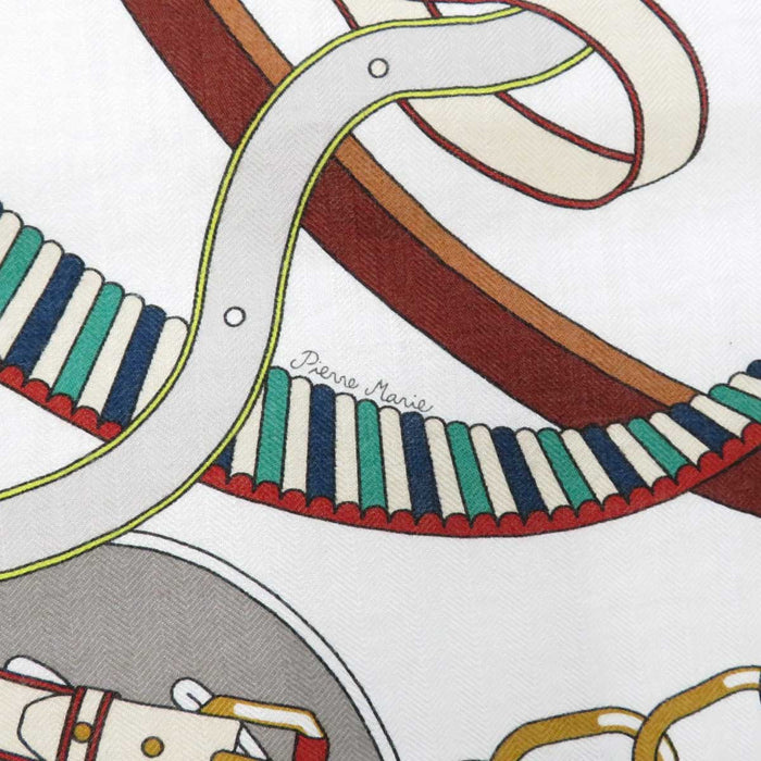 HERMES
Carré 140 Cashmere Horse Tack Chain
Carré Jean HARNES en ROSACE Harness in Rosace Shawl