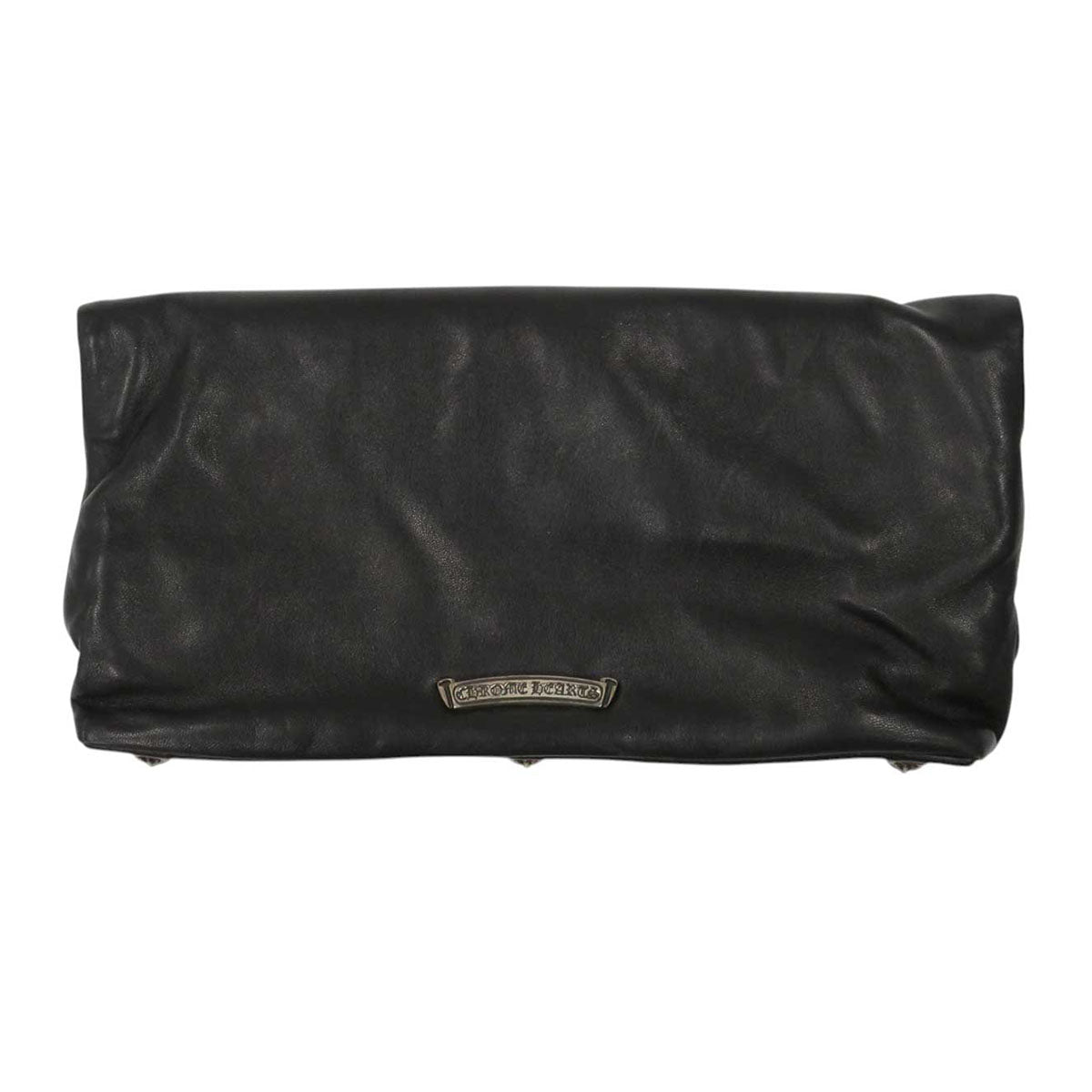 CHROME HEARTS CLUTCH BAG PYRAMID STUDS シルバー ダガージップ CH