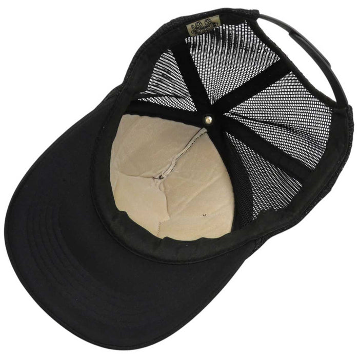 CHROME HEARTS 
ローリングストーンズ ヴィンテージ メッシュ CH ロゴ 
リップアンドタン レザーパッチ トラッカーキャップ