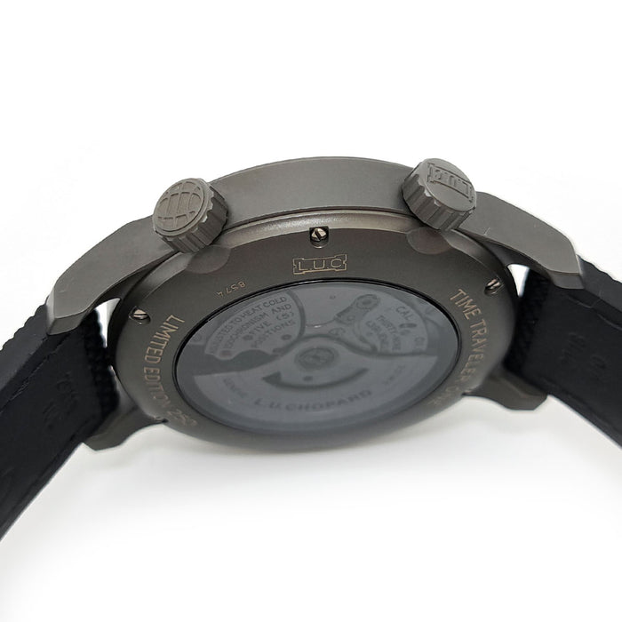 Chopard 
L.U.C Time Traveler One Black 
With Box and Warranty Card