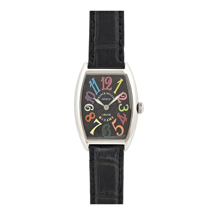 FRANCK MULLER 
Tonneau Courbe Rêve Coloré 
Avec Garantie