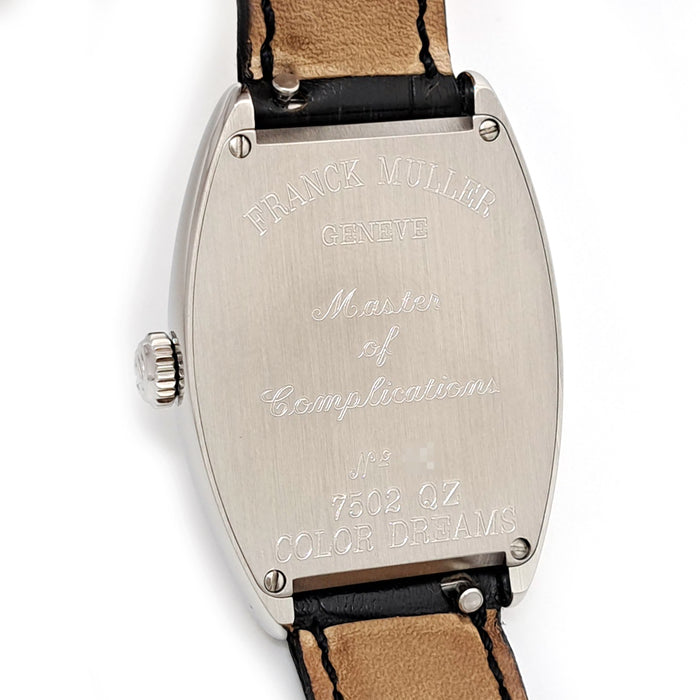 FRANCK MULLER 
Tonneau Courbe Rêve Coloré 
Avec Garantie