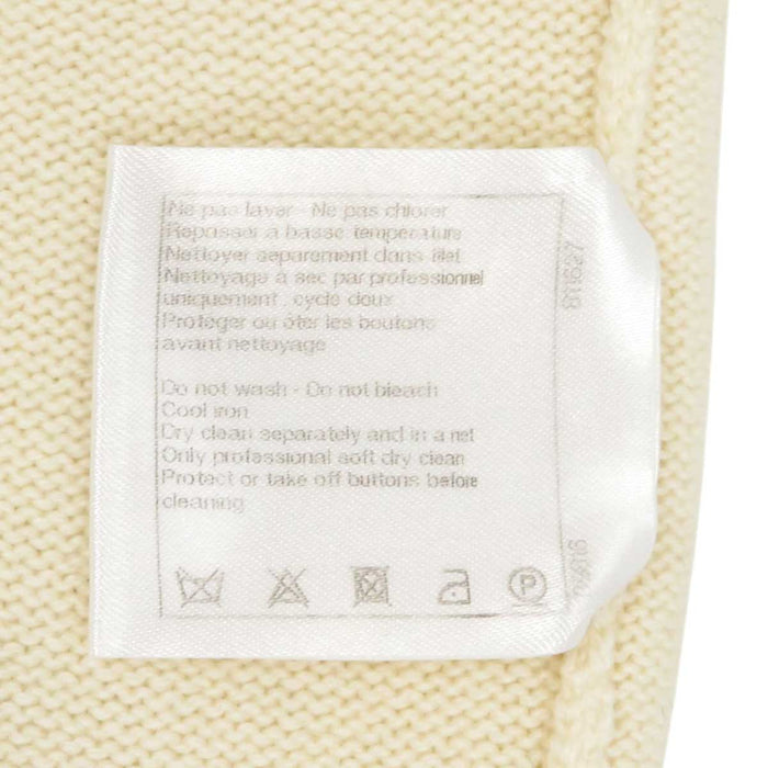 CHANEL 
スターボタン ニット 
カシミヤ フリンジ カーディガン