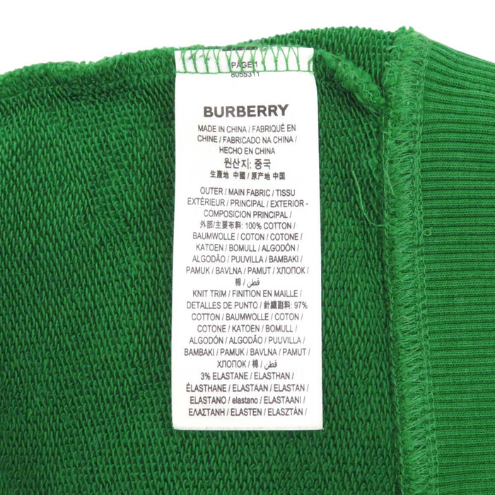 BURBERRY 
プルオーバー 
ロゴ スウェット ロングスリーブ コットン トレーナー