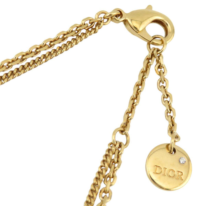 Dior
Logo Rhinestone Star
Petit CD Double Necklace