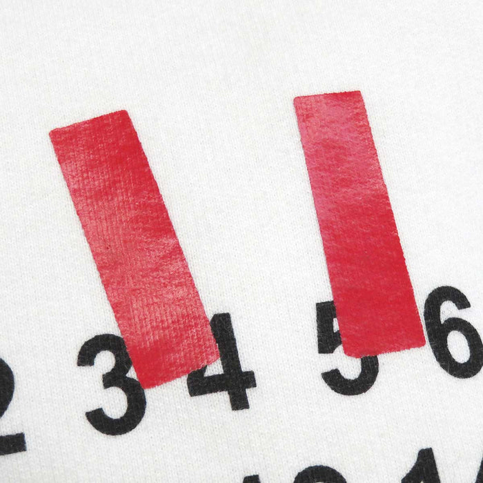 Maison Margiela 
カレンダー プリント スウェット 
ナンバーズ ロゴ フーディー