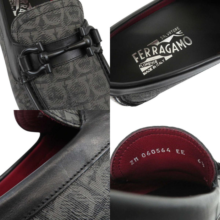 Salvatore Ferragamo
All-over pattern leather
Gancini driving shoes
