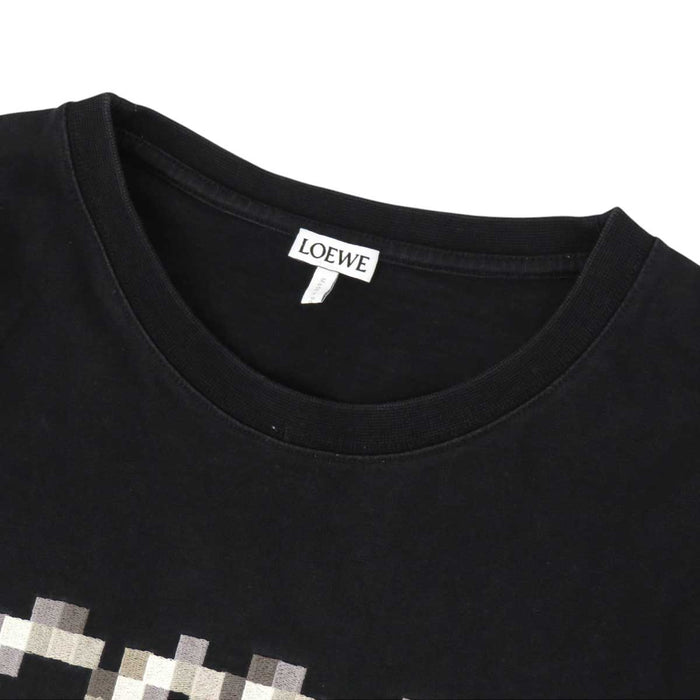 LOEWE 
ピクセル 刺繍 コットン 
ピクセレイテッド アナグラム Tシャツ