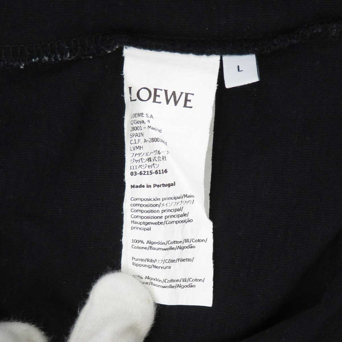 LOEWE 
ピクセル 刺繍 コットン 
ピクセレイテッド アナグラム Tシャツ