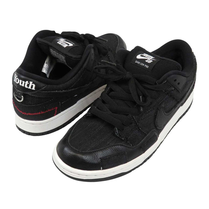 NIKE 
WASTED YOUTH Collaboration Canvas Leather Tulip Embroidery 
SB DUNK LOW PRO QS Sneakers 
Skateboarding Dunk Low Pro Quickstrike