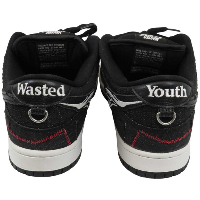 NIKE 
WASTED YOUTH Collaboration Canvas Leather Tulip Embroidery 
SB DUNK LOW PRO QS Sneakers 
Skateboarding Dunk Low Pro Quickstrike