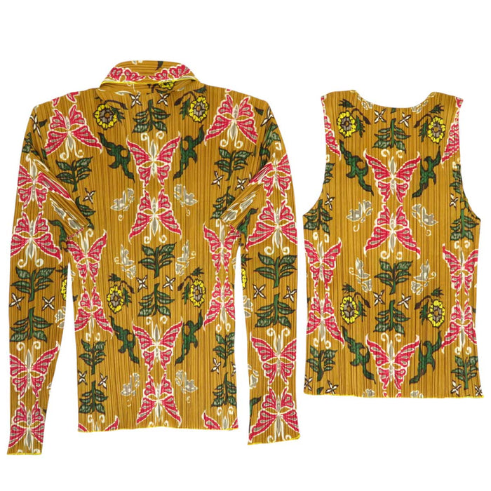 PLEATS PLEASE 
プリーツプリーズ セット 
ウェスタン バタフライ アンサンブル