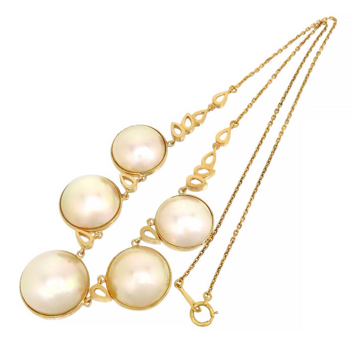 TASAKI 
Mabe Pearl Necklace